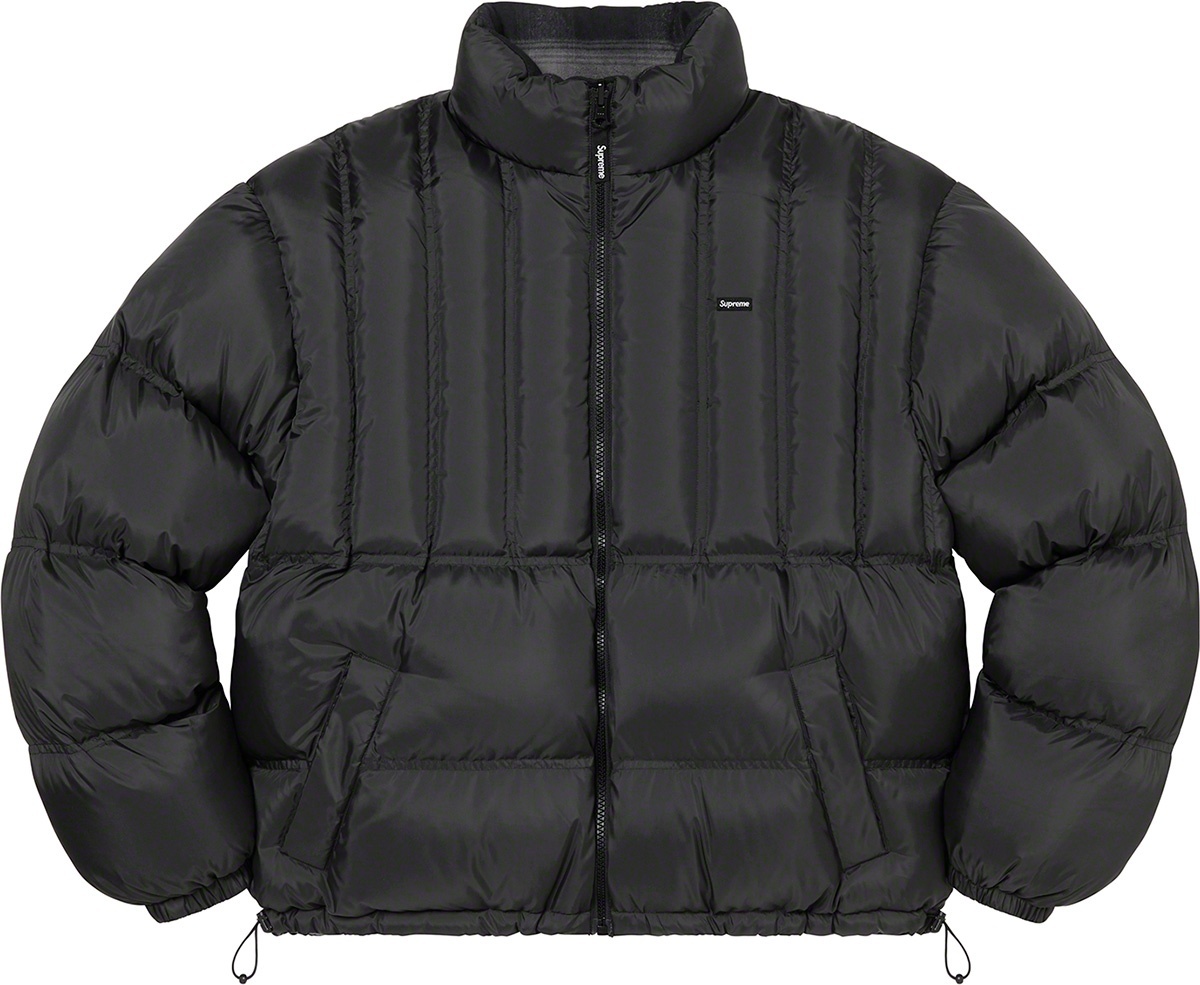 Flannel Reversible Puffer Jacket view 3